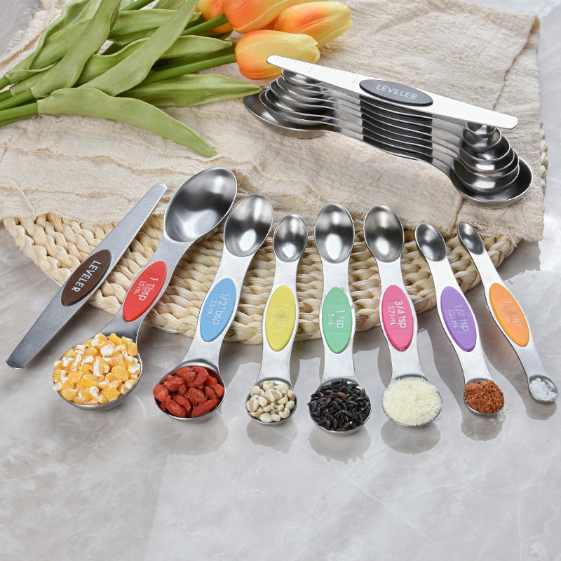 Stainless Steel and PP Measuring Spoon Set
