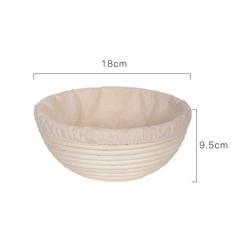 Round Rattan Bread Proofing Basket