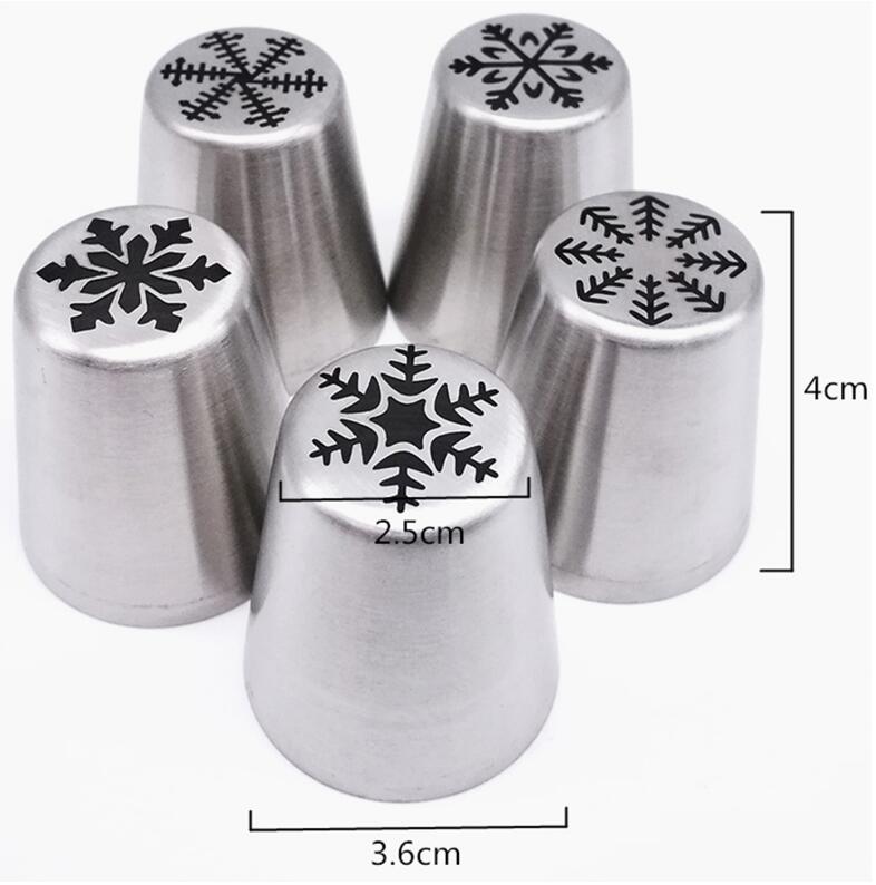 3-in-1 Stainless Steel Cake Decorating Nozzle