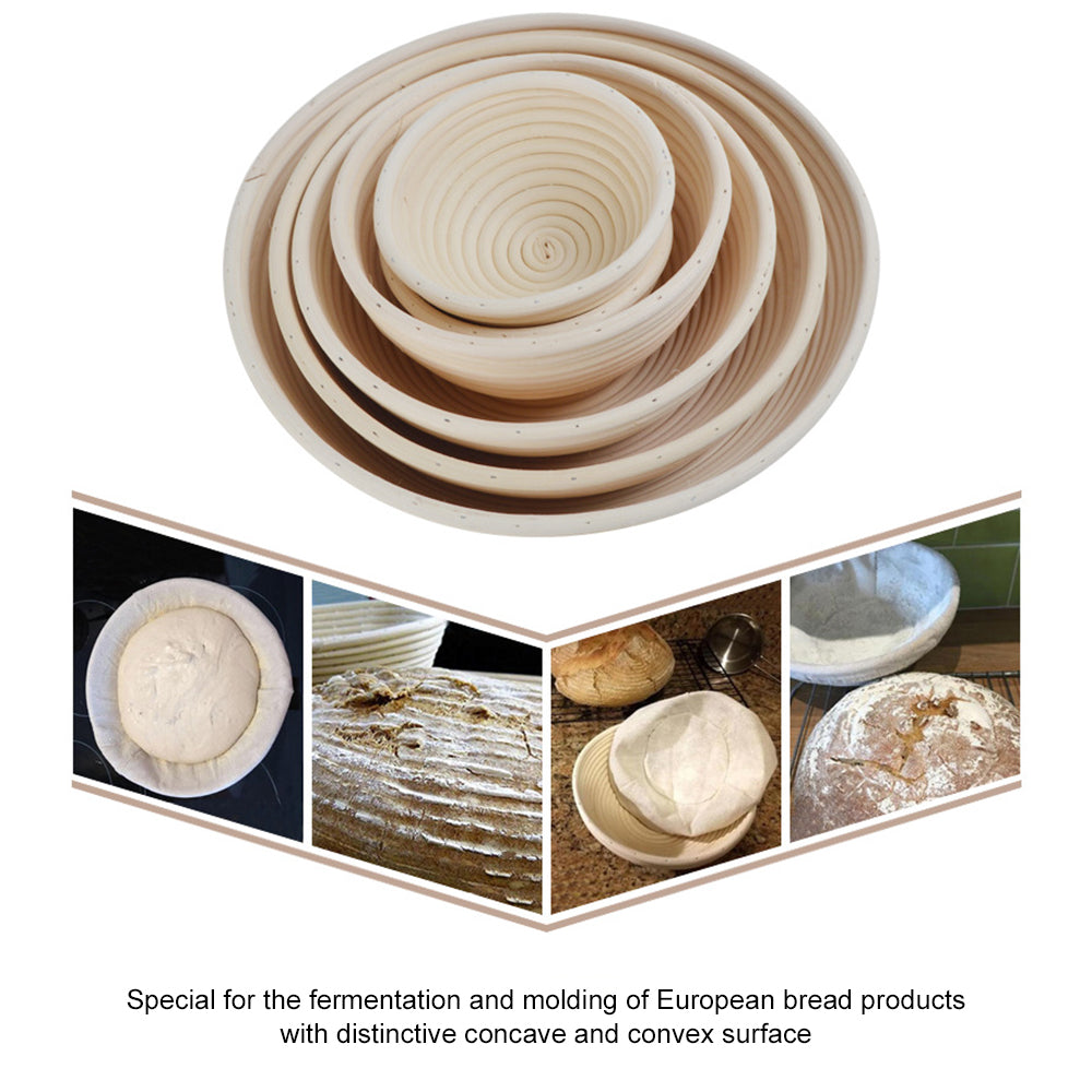 Handcrafted Rattan Bread Basket