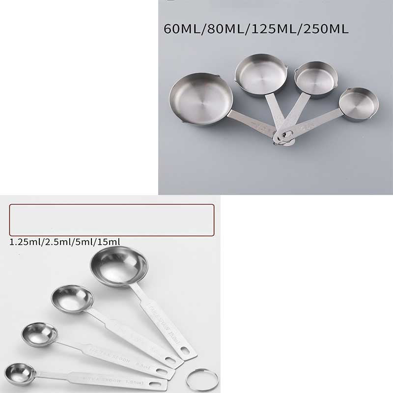 Stainless Steel Measuring Cups with Handle