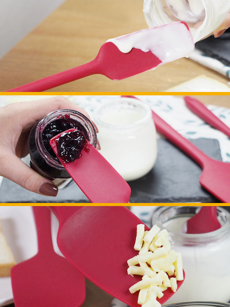 High-Temperature Silicone Baking Spatula Set