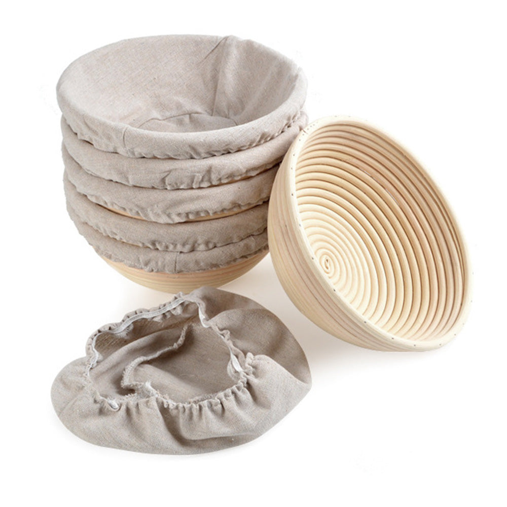 Handcrafted Rattan Bread Basket