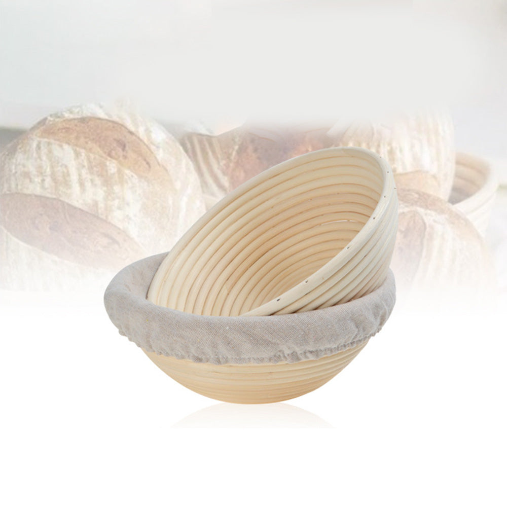 Handcrafted Rattan Bread Basket