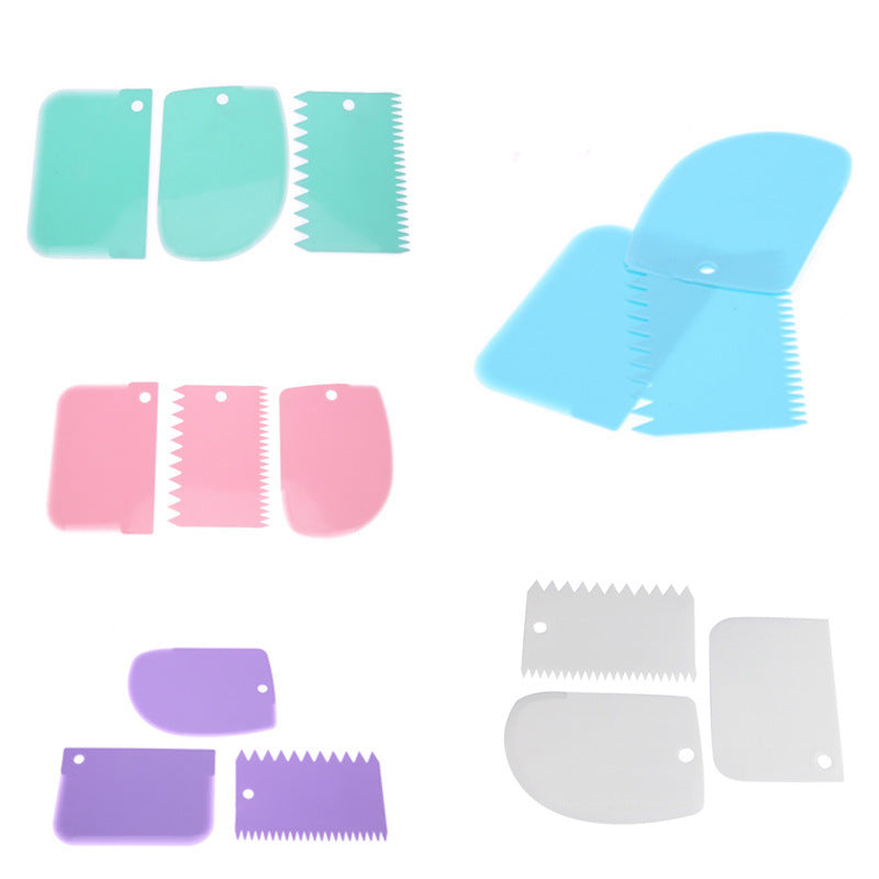 3-Piece Plastic Scraper Set