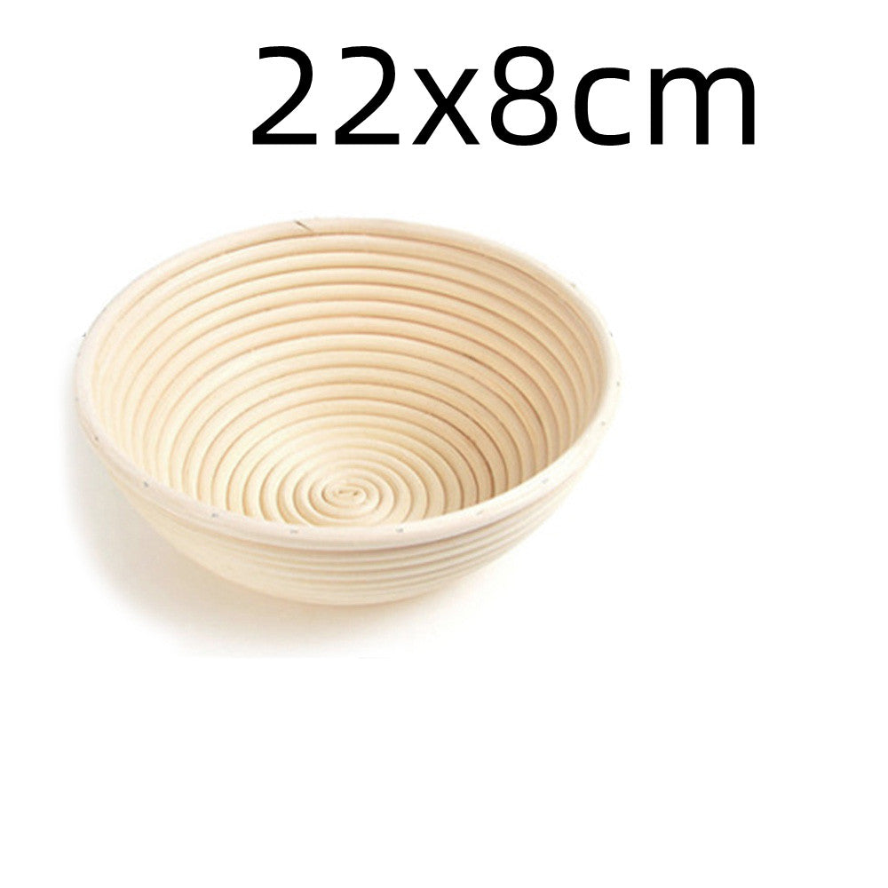 Handcrafted Rattan Bread Basket