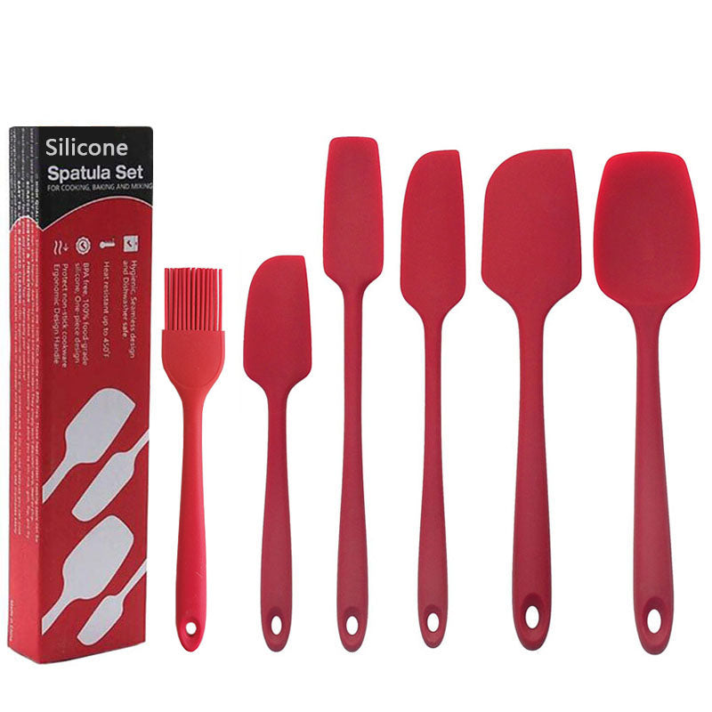 High-Temperature Silicone Baking Spatula Set